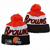 Cleveland Browns Team Logo Knit Hat YD (4),baseball caps,new era cap wholesale,wholesale hats